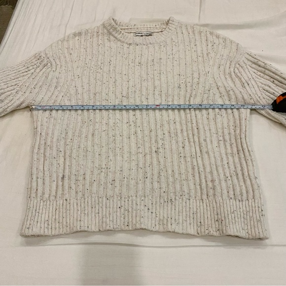 Pull & Bear Cream Confetti Knit Sweater - Picture 5 of 6